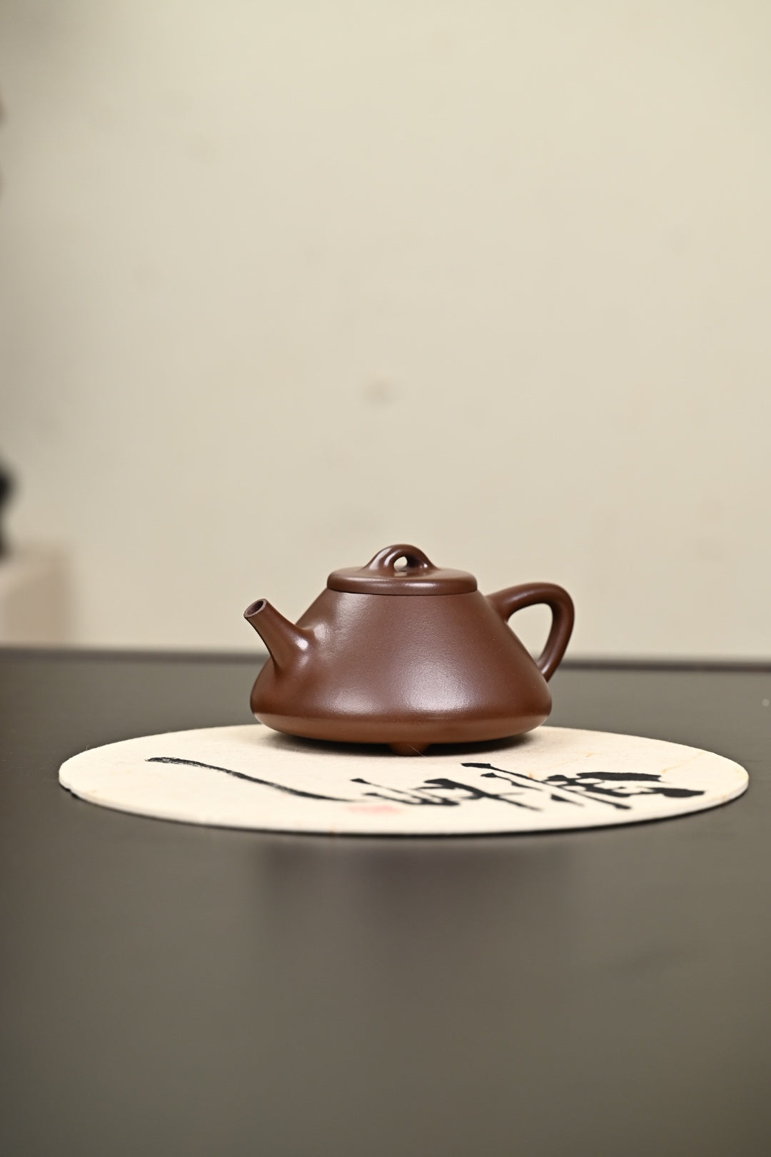 『子冶石瓢 』文革老紫泥·容量250cc/『Ziye Shipiao』 Cultural Revolution old purple clay, capacity 250cc