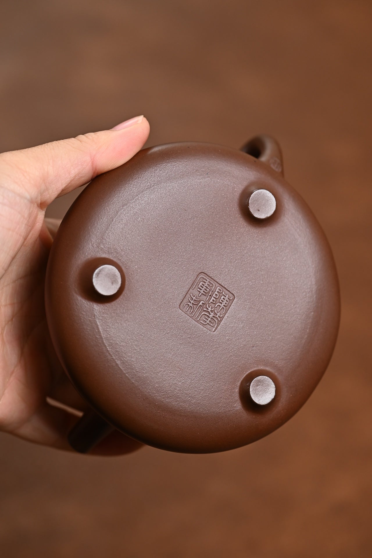 『子冶石瓢 』文革老紫泥·容量250cc/『Ziye Shipiao』 Cultural Revolution old purple clay, capacity 250cc